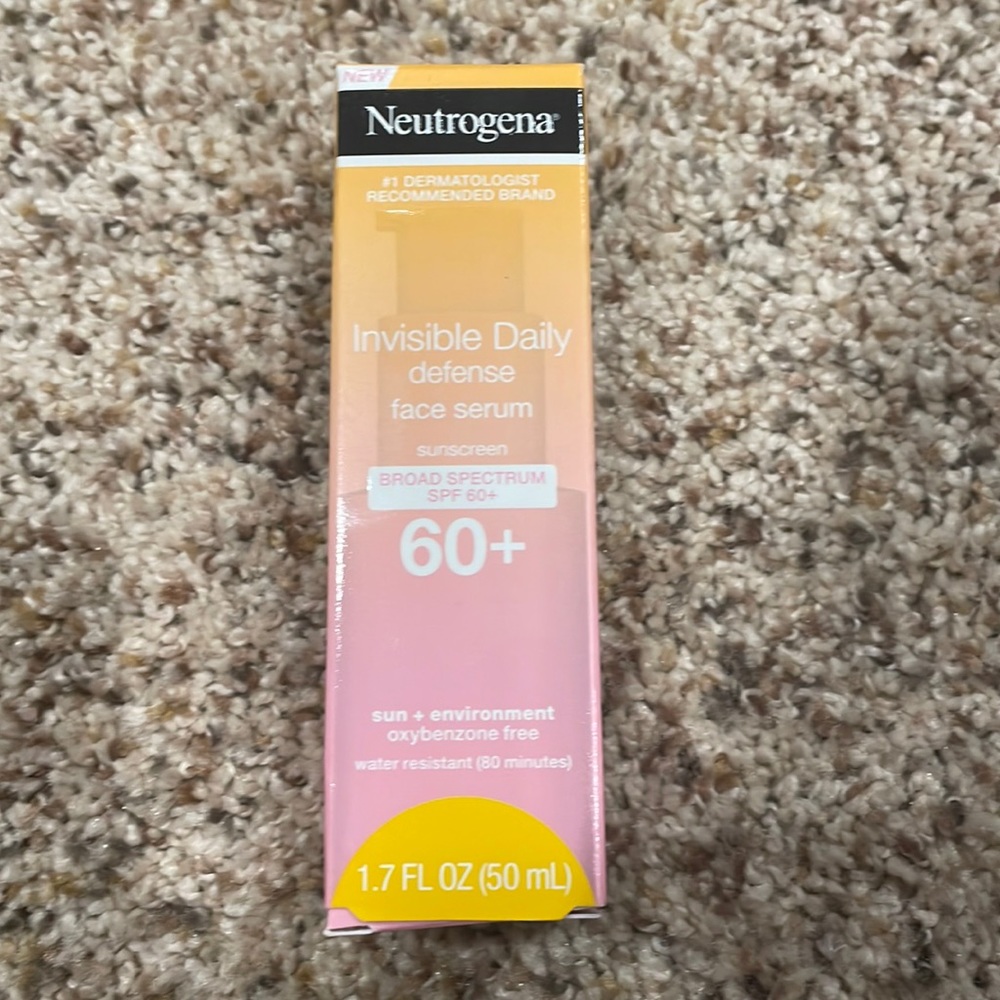 NEUTROGENA Invisible Daily Defense Sunscreen Face Serum  SPF 60+ Exp 04/24